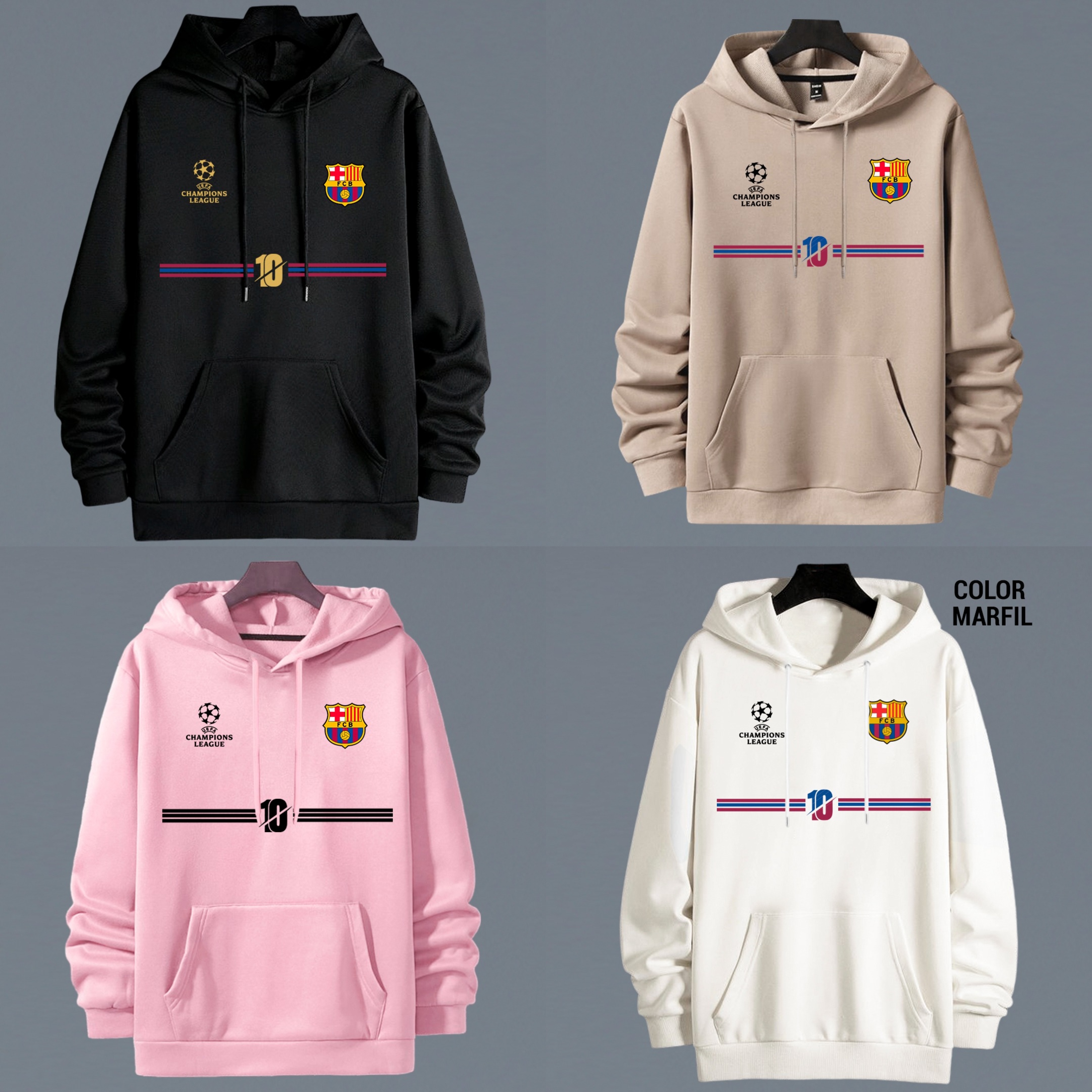 BUZO BARCELONA LOGOS BORDADOS